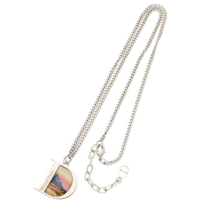 DIOR Mount Zion D-Icon Silver Necklace Size ONE SIZE