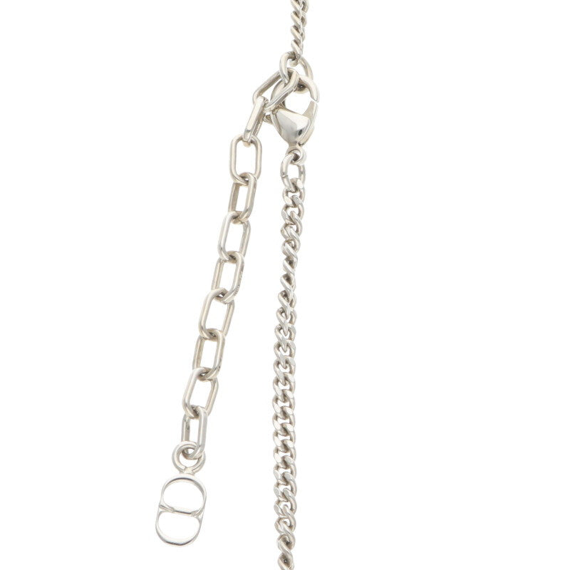 DIOR Mount Zion D-Icon Silver Necklace Size ONE SIZE