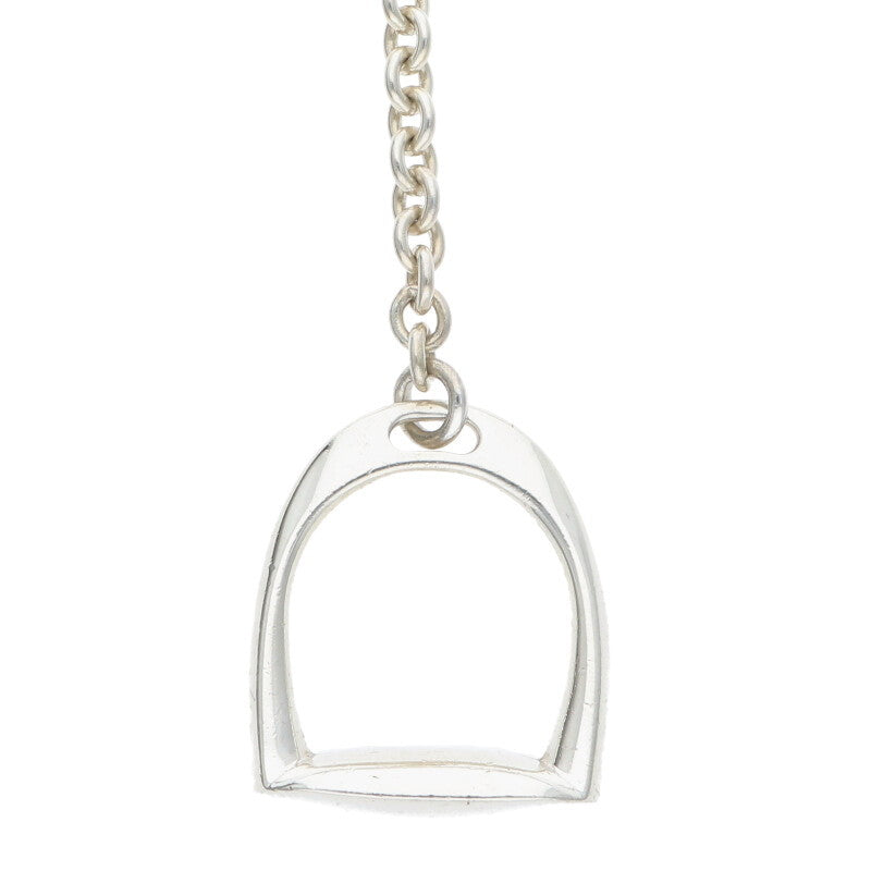 HERMES Amulette Etriviere 925 Silver Necklace Size ONE SIZE