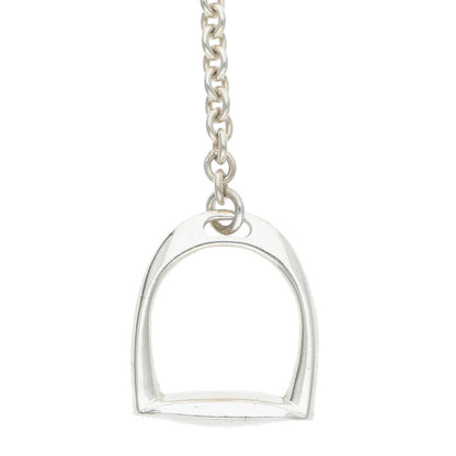 HERMES Amulette Etriviere 925 Silver Necklace Size ONE SIZE