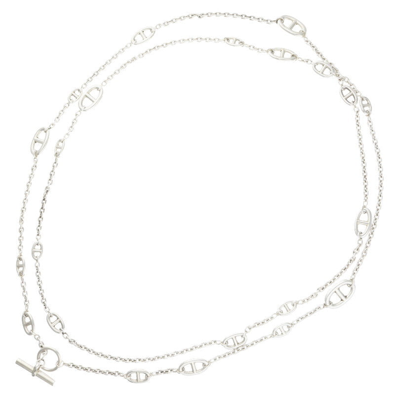 HERMES Farandole 925 Sterling Silver Long Size ONE SIZE