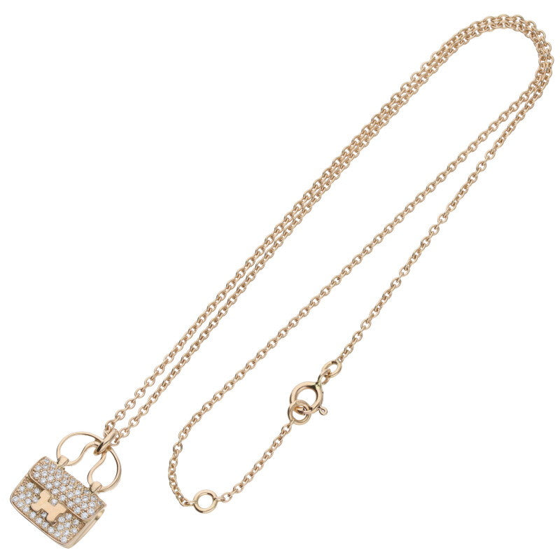 HERMES Amulette Constance K18PG Diamond Size ONE SIZE