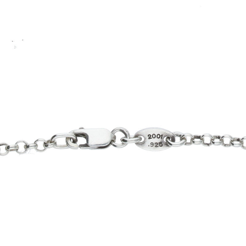 Chrome Hearts 925 Silver Roll Chain Necklace Size ONE SIZE