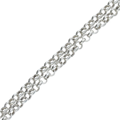 Chrome Hearts 925 Silver Roll Chain Necklace Size ONE SIZE