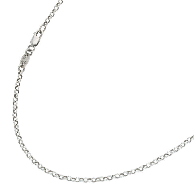 Chrome Hearts 925 Silver Roll Chain Necklace Size ONE SIZE