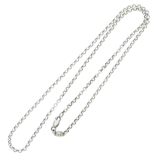 Chrome Hearts 925 Silver Roll Chain Necklace Size ONE SIZE