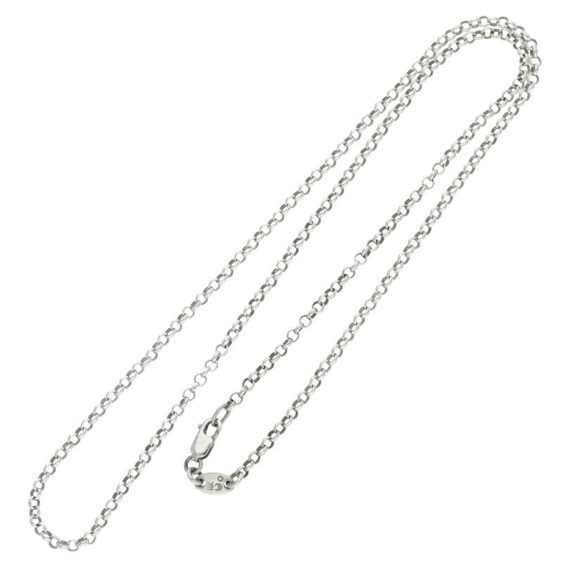 Chrome Hearts 925 Silver Roll Chain Necklace Size ONE SIZE