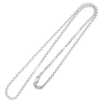 Chrome Hearts 925 Silver Roll Chain Necklace Size ONE SIZE