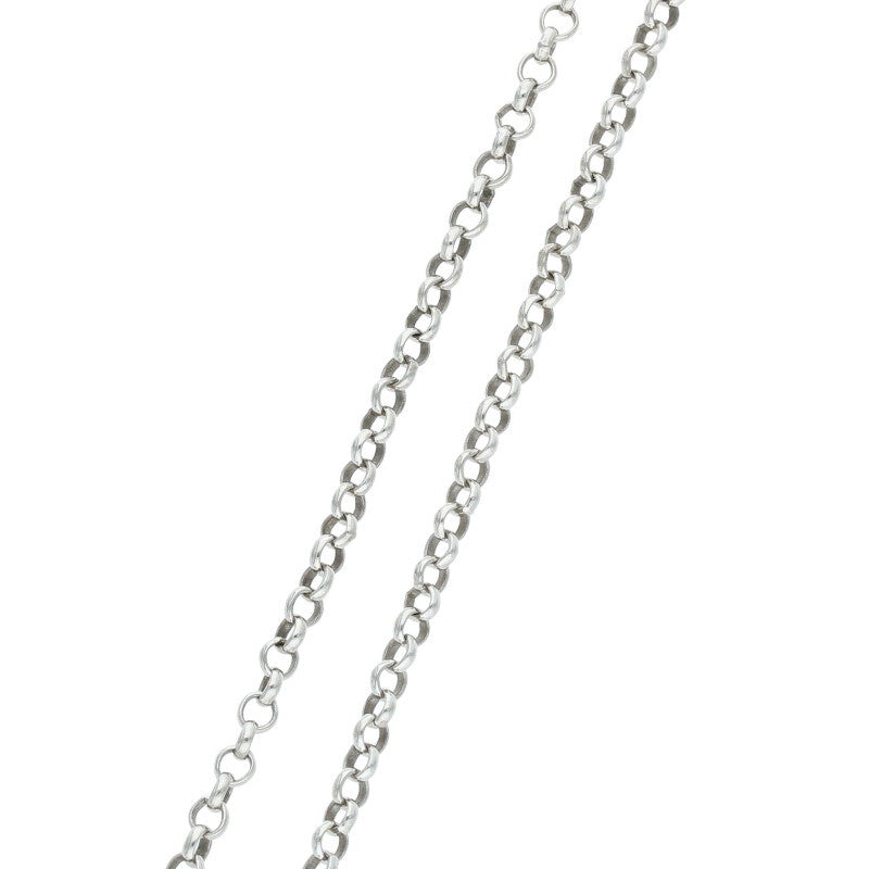 Chrome Hearts 925 Silver Roll Chain Necklace Size ONE SIZE