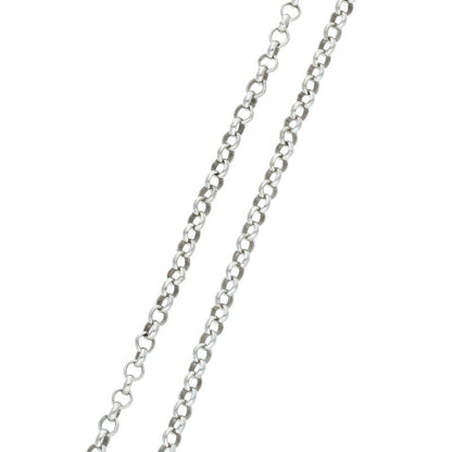 Chrome Hearts 925 Silver Roll Chain Necklace Size ONE SIZE