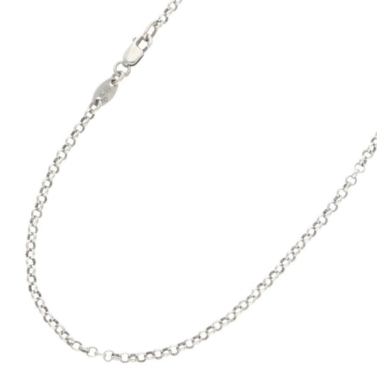 Chrome Hearts 925 Silver Roll Chain Necklace Size ONE SIZE