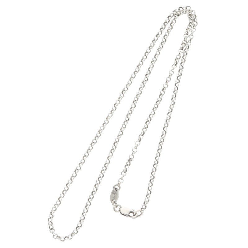 Chrome Hearts 925 Silver Roll Chain Necklace Size ONE SIZE