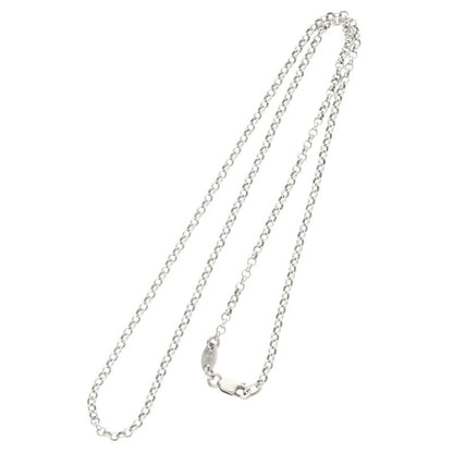 Chrome Hearts 925 Silver Roll Chain Necklace Size ONE SIZE
