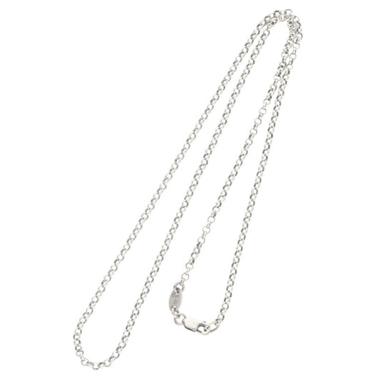Chrome Hearts 925 Silver Roll Chain Necklace Size ONE SIZE