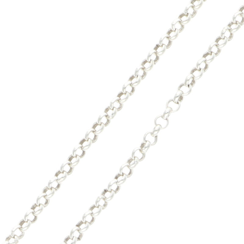 Chrome Hearts 925 Silver Roll Chain Necklace Size ONE SIZE