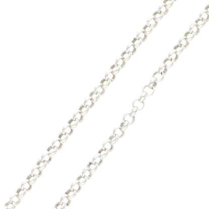 Chrome Hearts 925 Silver Roll Chain Necklace Size ONE SIZE
