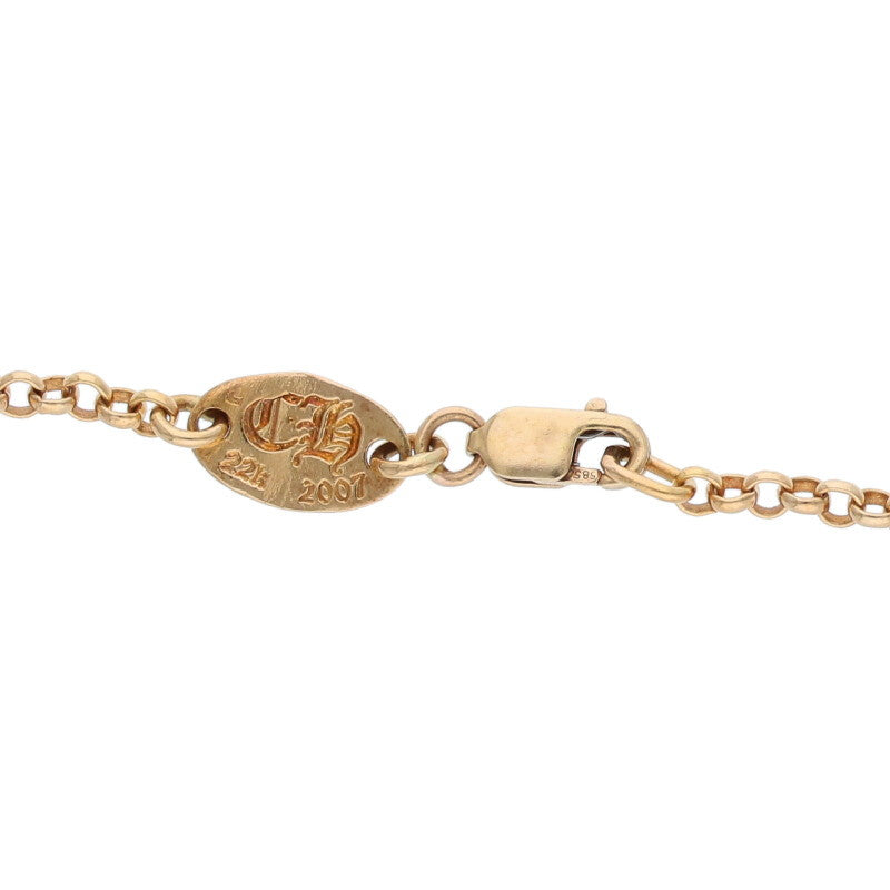 Chrome Hearts 22K Yellow Gold Chain Hearts Size ONE SIZE