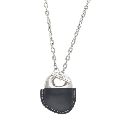 HERMES Galet Genets Chain Necklace Size ONE SIZE