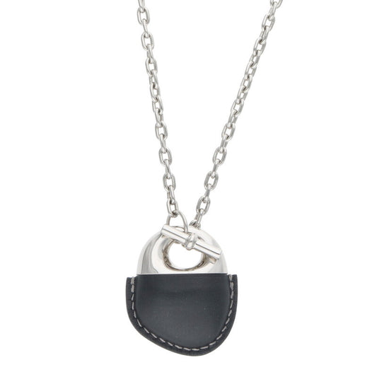 HERMES Galet Genets Chain Necklace Size ONE SIZE