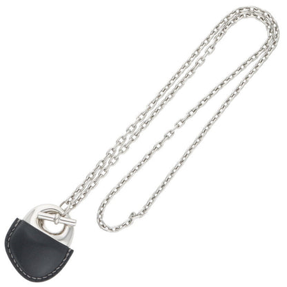 HERMES Galet Genets Chain Necklace Size ONE SIZE