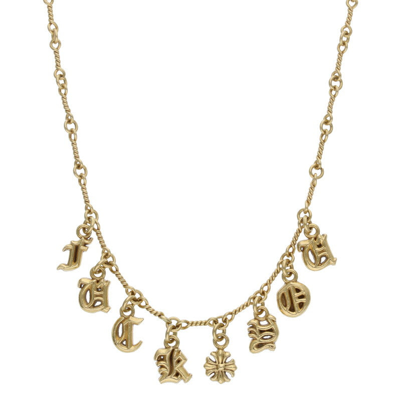 Chrome Hearts 22K Twist Chain Alphabet Charm Size ONE SIZE