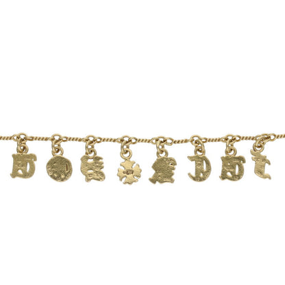 Chrome Hearts 22K Twist Chain Alphabet Charm Size ONE SIZE