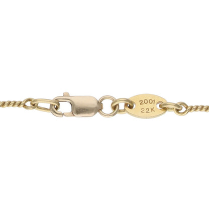 Chrome Hearts 22K Twist Chain Alphabet Charm Size ONE SIZE