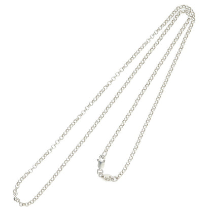 Chrome Hearts 925 Silver Roll Chain Necklace Size ONE SIZE