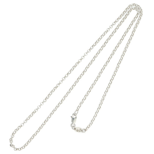 Chrome Hearts 925 Silver Roll Chain Necklace Size ONE SIZE