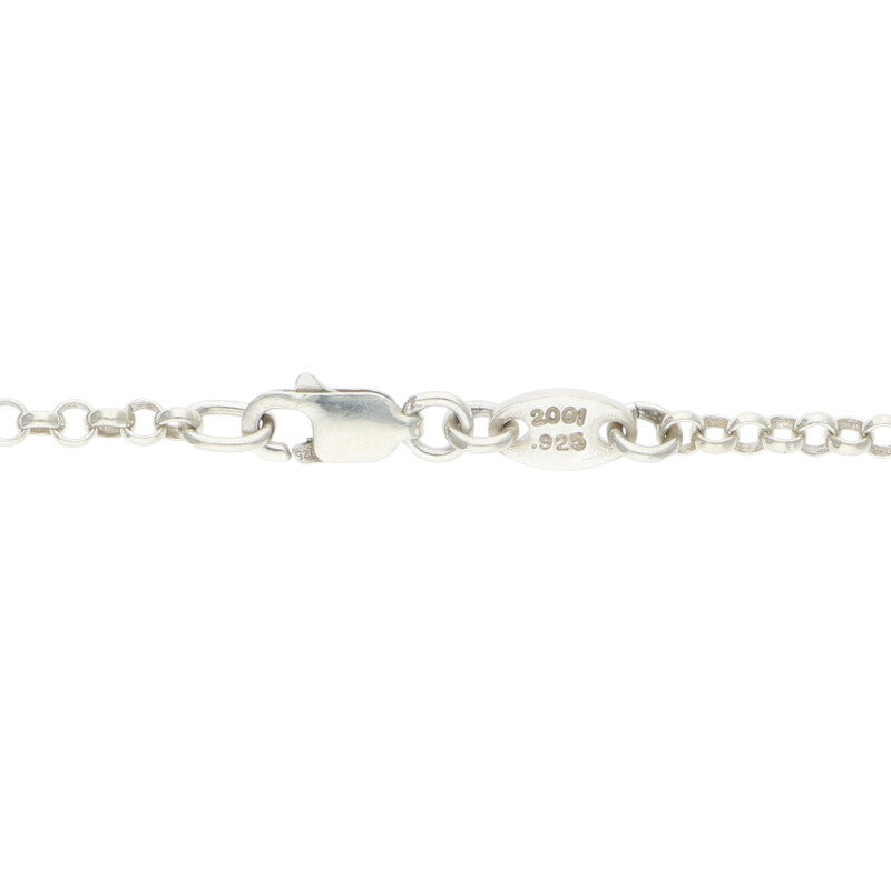 Chrome Hearts 925 Silver Roll Chain Necklace Size ONE SIZE