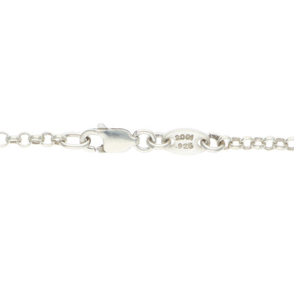 Chrome Hearts 925 Silver Roll Chain Necklace Size ONE SIZE