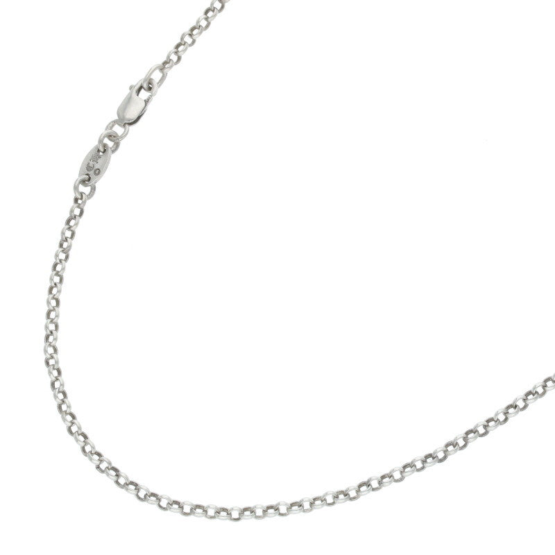 Chrome Hearts 925 Silver Roll Chain Necklace Size ONE SIZE