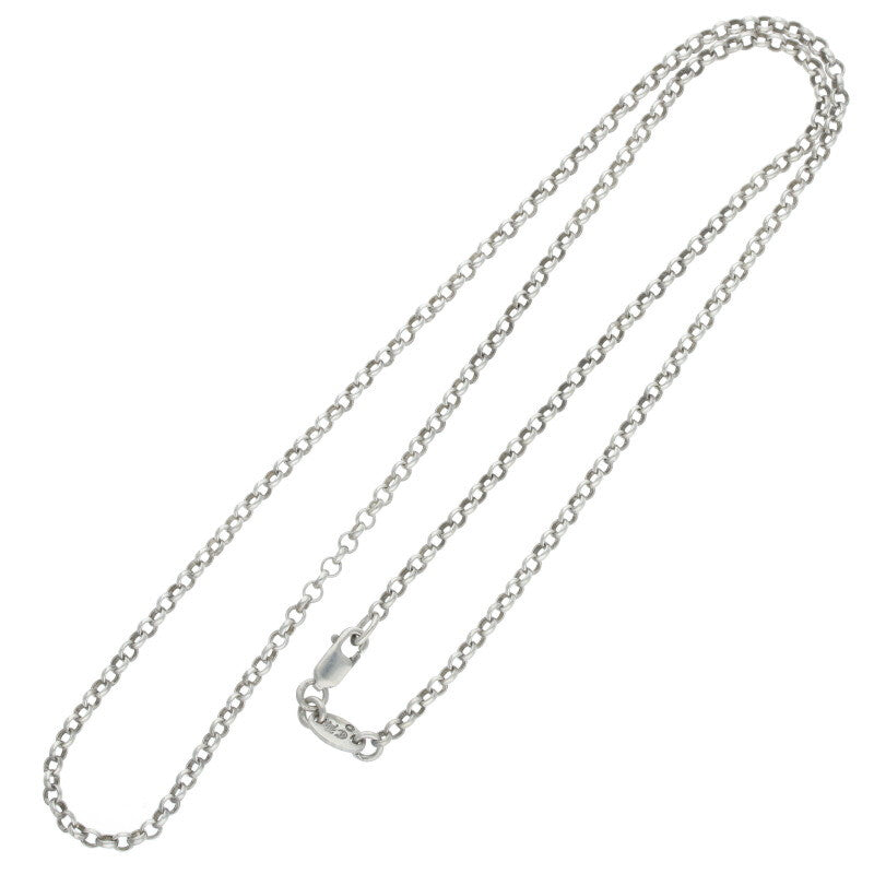 Chrome Hearts 925 Silver Roll Chain Necklace Size ONE SIZE