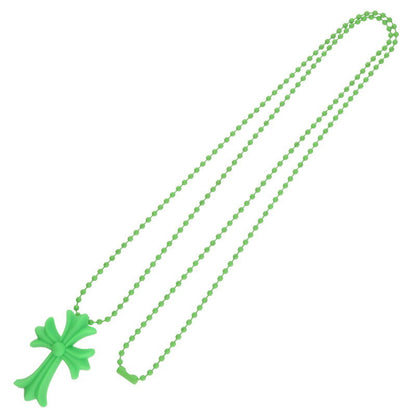 Chrome Hearts Green Rubber Small CH Cross Size ONE SIZE