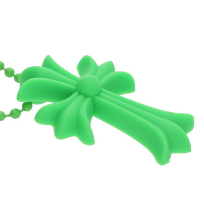 Chrome Hearts Green Rubber Small CH Cross Size ONE SIZE