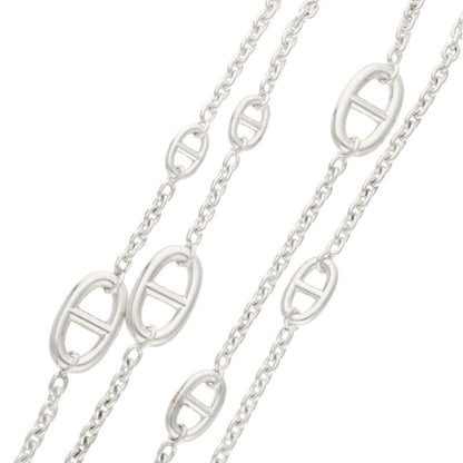 HERMES Farandole Sterling Silver Long Necklace Size ONE SIZE