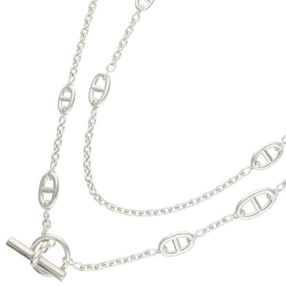 HERMES Farandole Sterling Silver Long Necklace Size ONE SIZE
