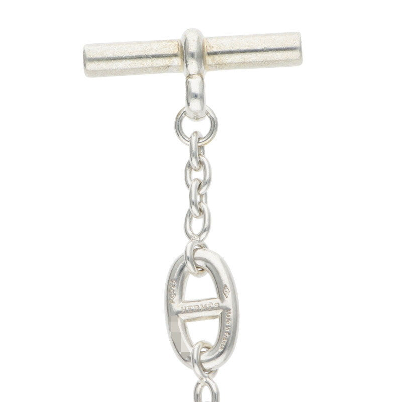 HERMES Farandole Sterling Silver Long Necklace Size ONE SIZE