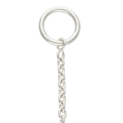 HERMES Farandole Sterling Silver Long Necklace Size ONE SIZE