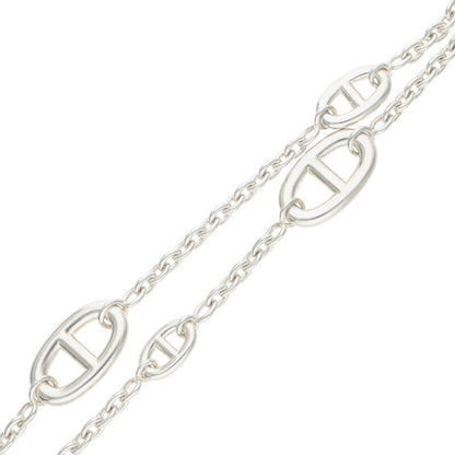 HERMES Farandole Sterling Silver Long Necklace Size ONE SIZE
