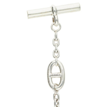 HERMES Farandole Sterling Silver Long Necklace Size ONE SIZE