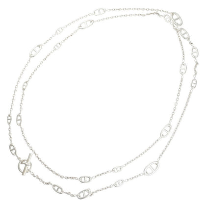 HERMES Farandole Sterling Silver Long Necklace Size ONE SIZE
