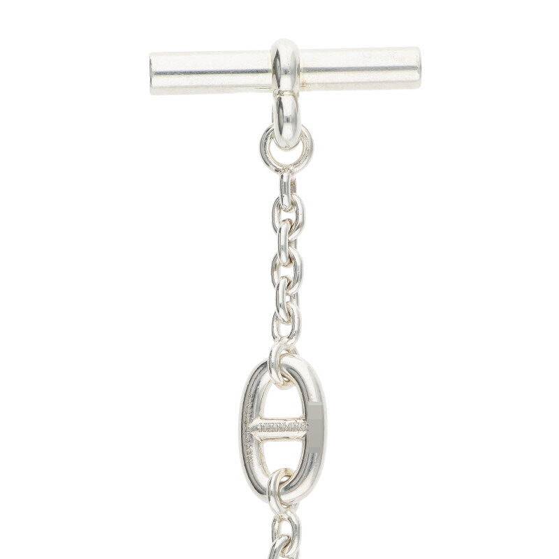HERMES Farandole Long Necklace Silver Size ONE SIZE