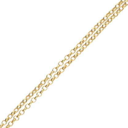 Chrome Hearts 22K Roll Chain Gold Necklace Size ONE SIZE