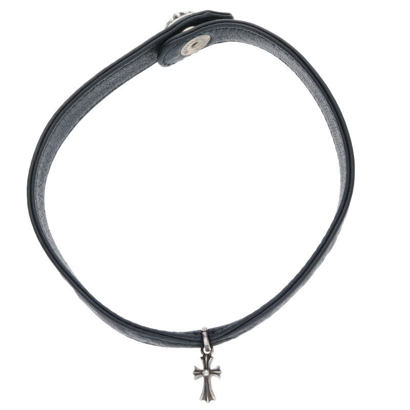Chrome Hearts Baby Fat Leather Choker Necklace Size ONE SIZE