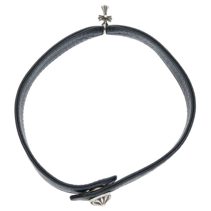 Chrome Hearts Baby Fat Leather Choker Necklace Size ONE SIZE