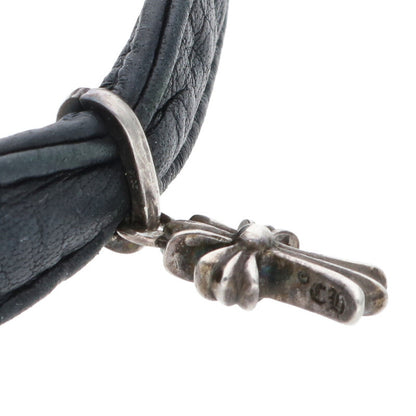 Chrome Hearts Baby Fat Leather Choker Necklace Size ONE SIZE