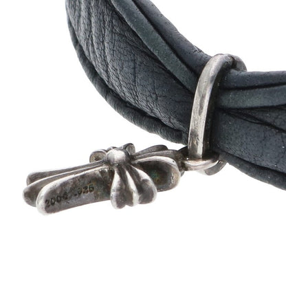 Chrome Hearts Baby Fat Leather Choker Necklace Size ONE SIZE