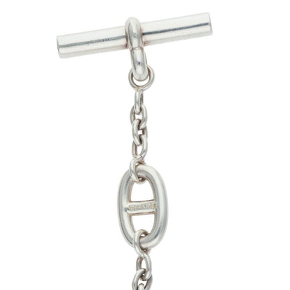 HERMES Farandole Sterling Silver Long Necklace Size ONE SIZE
