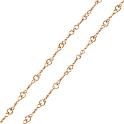 Chrome Hearts 22K Twist Chain Gold Necklace Size ONE SIZE